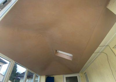 Ceiling with skylight